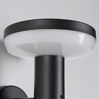 Modern solcellsdriven utomhusvägglampa med sensor - Dimmy