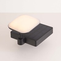 Solcellsdriven utomhuslampa Helena - svart med integrerad LED
