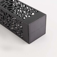 Designad solcellsdriven trädgårdsspotlight i svart - Brighton