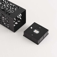 Designad solcellsdriven trädgårdsspotlight i svart - Brighton