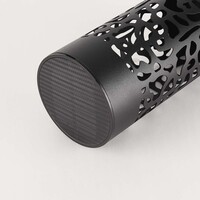 Designad solcellsdriven trädgårdsspotlight i svart - Aurora