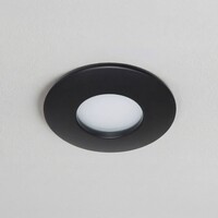 Modern infälld spotlight svart IP44 - Rex