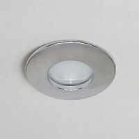 Modern infälld spotlight silver IP44 - Rex