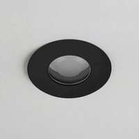 Modern svart infälld spotlight IP44 - Ray