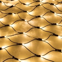 Kopplingsbar nätbelysning | från 2 m² | 200 LED | varmvit | gummi