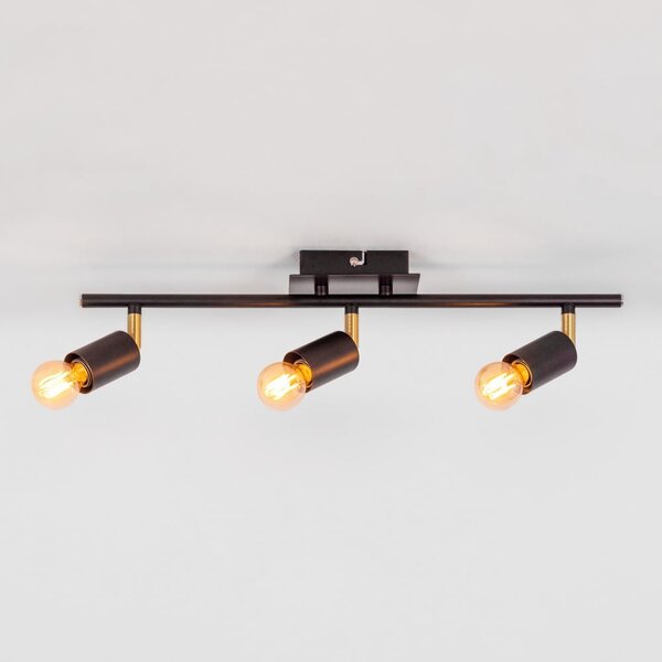 Modern taklampa med 3 spotlights - Kelby