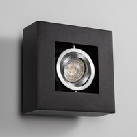 Lyxig svart takspotlight - Ben