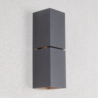 Modern vägglampa Zev i svart med guld