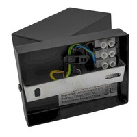 Industriell takspotlight Ari - mattsvart riktbar