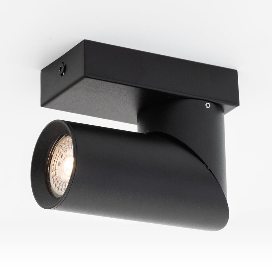 Industriell takspotlight Eve - svart