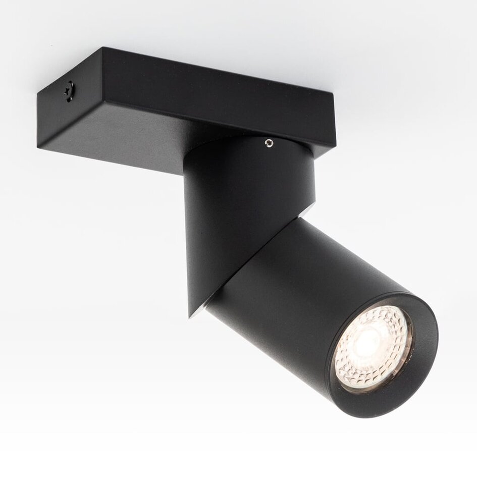 Industriell takspotlight Eve - svart