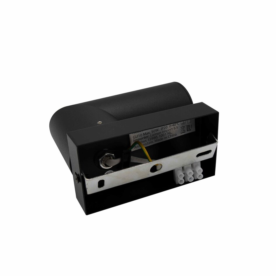 Industriell takspotlight Eve - svart