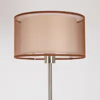 Golvlampa Catalina satiniserad nickel