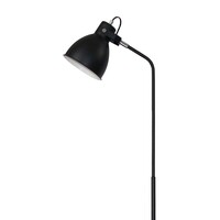Golvlampa Lucca - svart industriell design