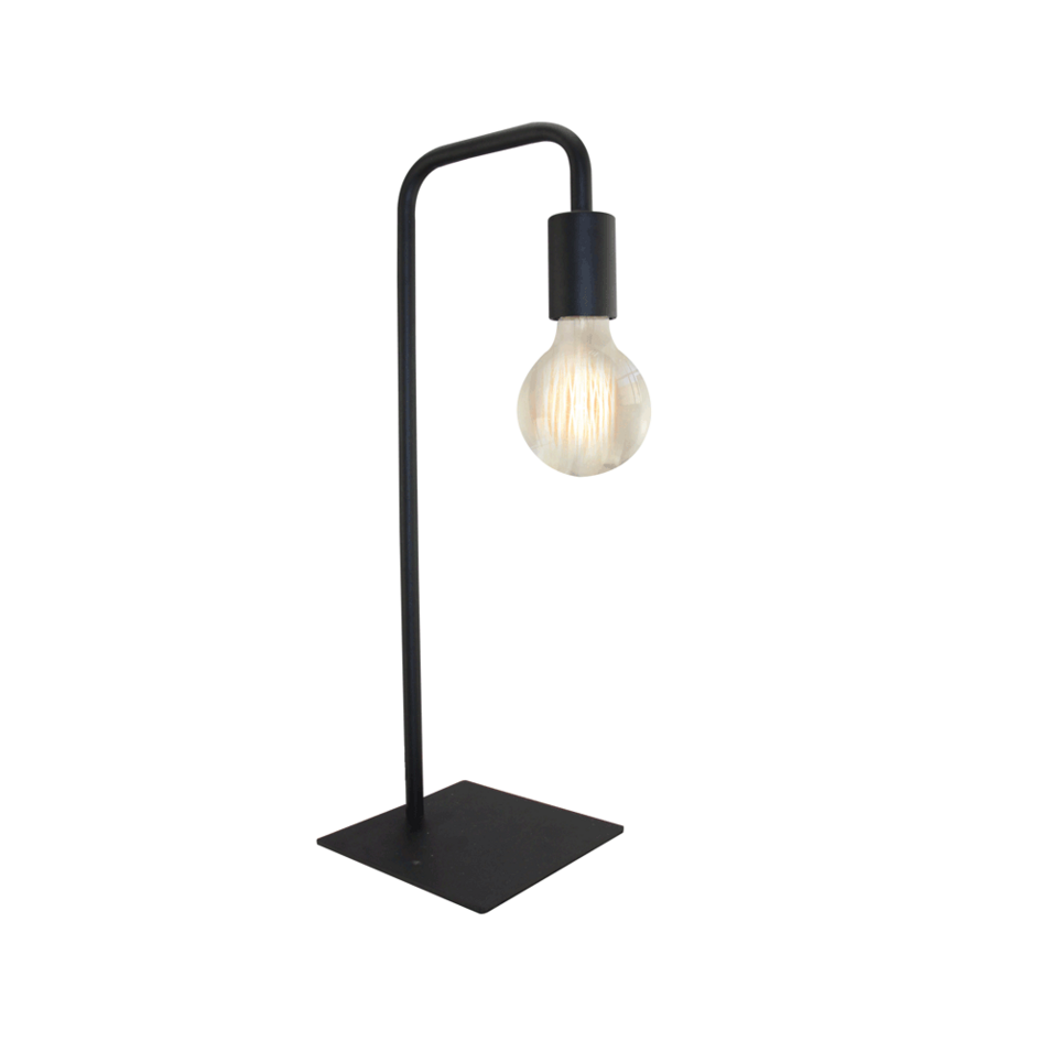 Bordslampa Kent - svart med öppen design