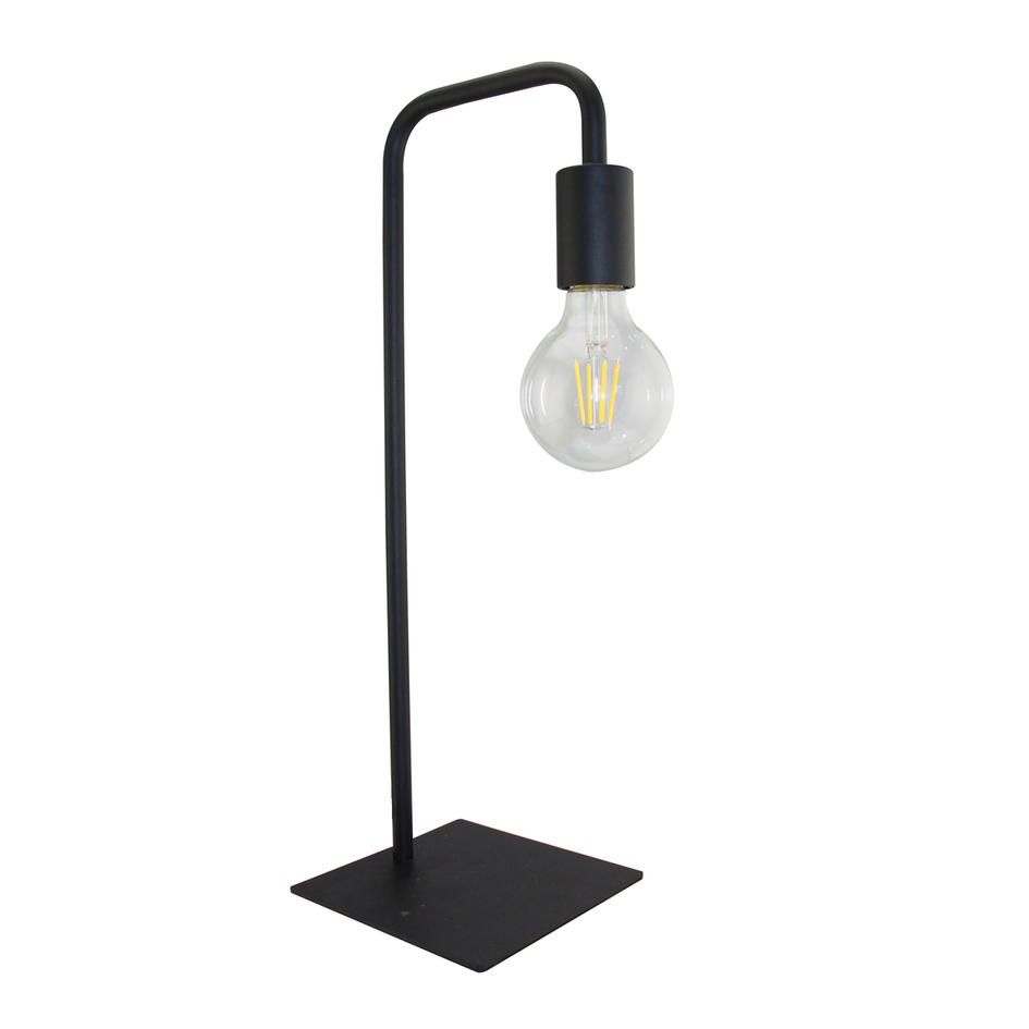 Bordslampa Kent - svart med öppen design