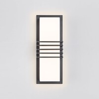 Utomhusvägglampa Jean - svart med integrerad LED