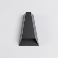 Designad utomhusvägglampa Quinn - svart med integrerad LED