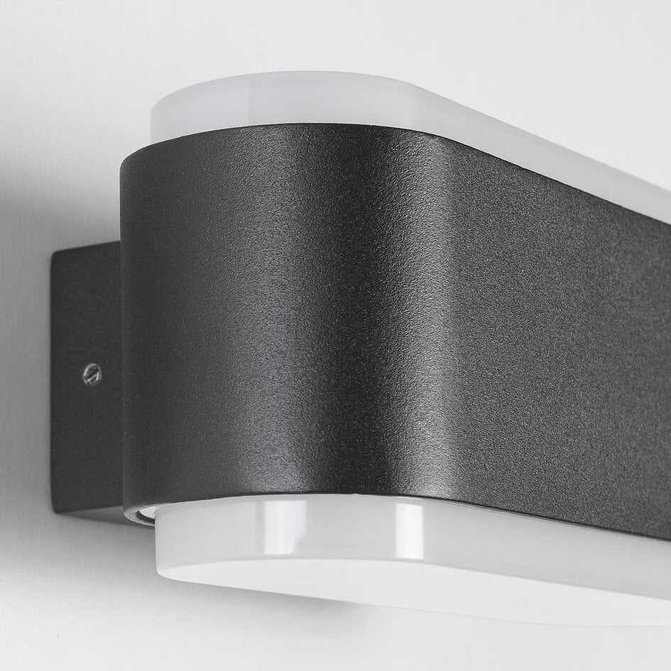 Design vägglampa utomhus Cale - svart
