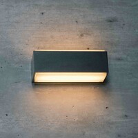Utomhusvägglampa Pixie med integrerad LED - svart