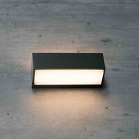 Utomhusvägglampa Pixie med integrerad LED - svart