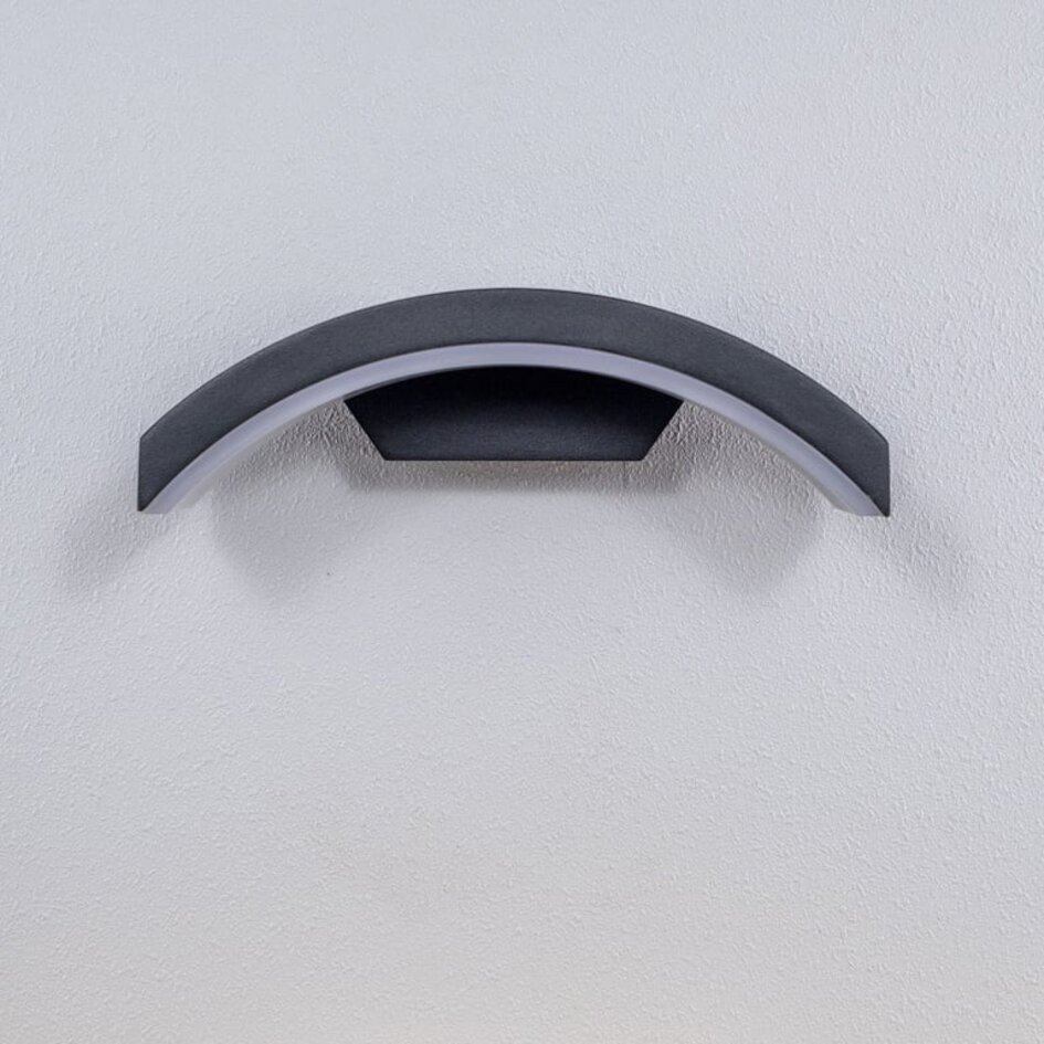 Design vägglampa utomhus Vic - svart