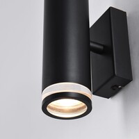 Industriell vägglampa Yara - mattsvart