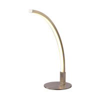 Designad bordslampa Finn i krom med integrerad LED