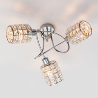 Designad taklampa Hera med tre lampor