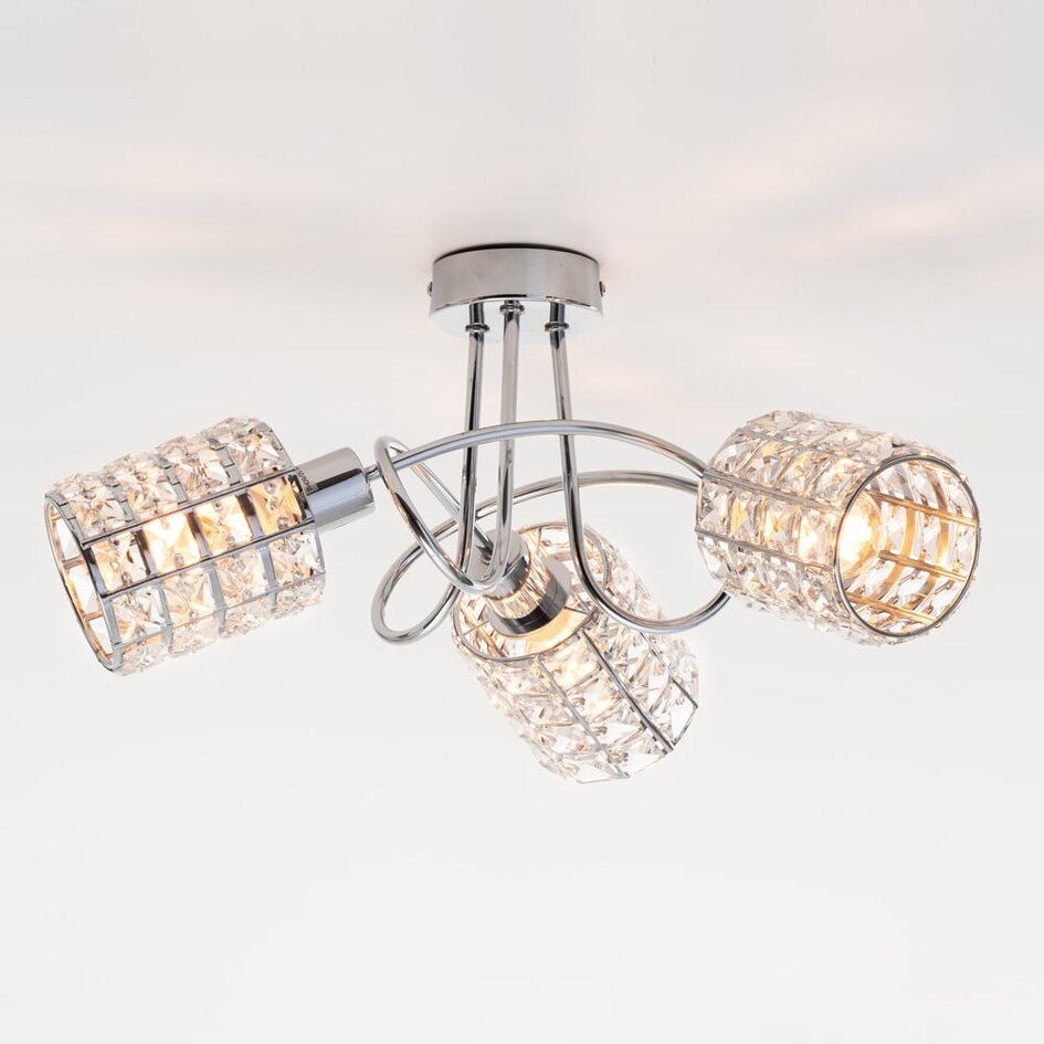 Design taklampa med 3 spotlights - Hera