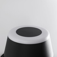 Industriell utomhusvägglampa Magnus - svart