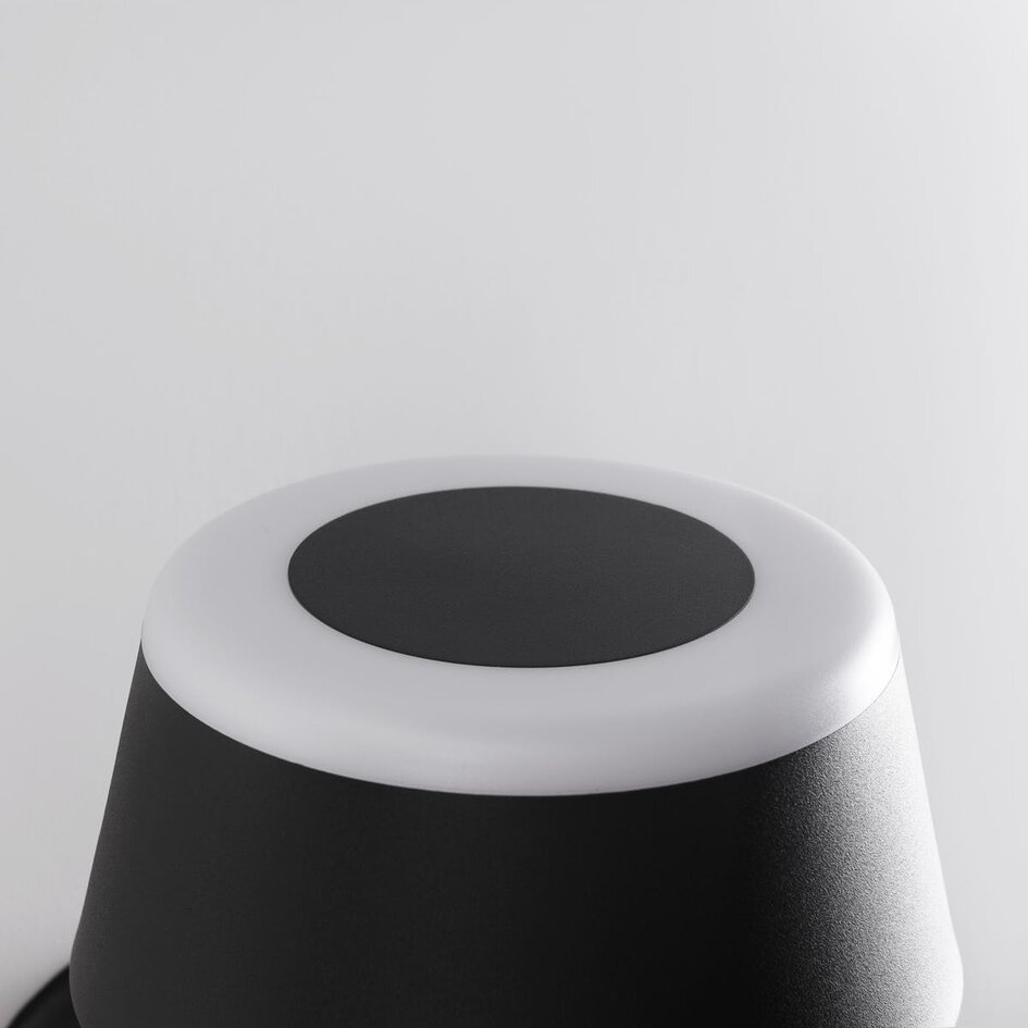 Industriell utomhusvägglampa Magnus - svart
