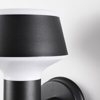 Industriell utomhusvägglampa Magnus - svart