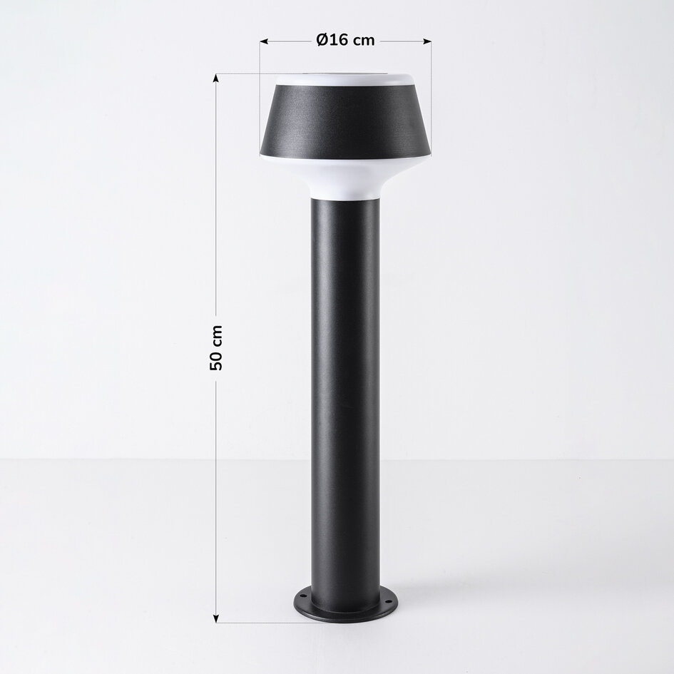 Stående utomhuslampa Jay - svart