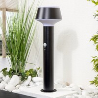 Stående utomhuslampa Jay med sensor - svart