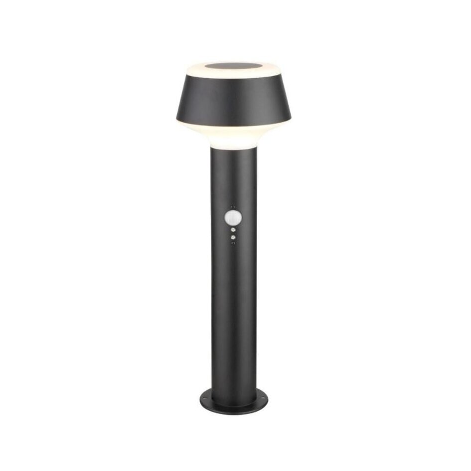Stående utomhuslampa Jay med sensor - svart