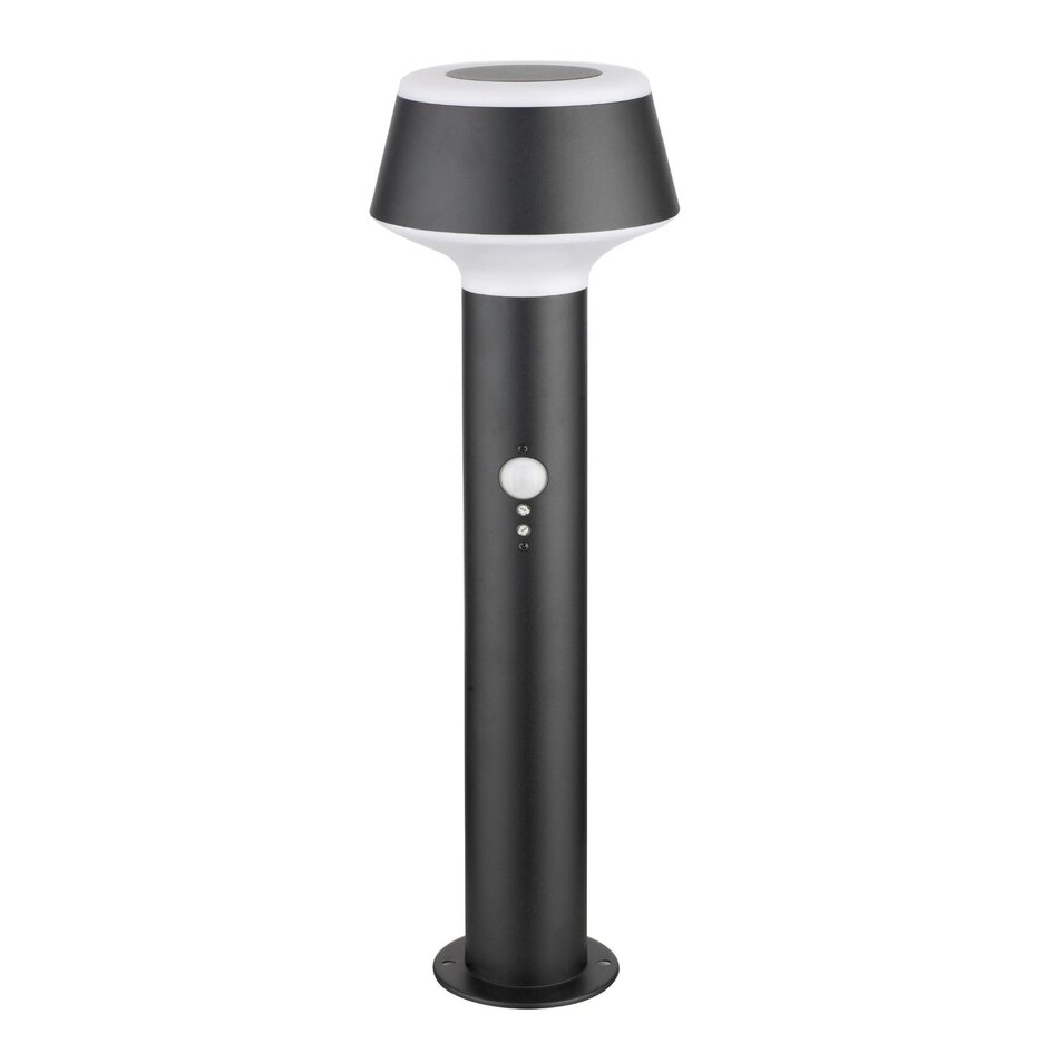 Stående utomhuslampa Jay med sensor - svart