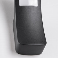 Modern utomhusvägglampa Jette - svart med integrerad LED
