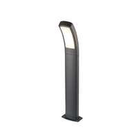 Modern stående utomhuslampa Dani - svart med integrerad LED