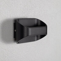 Modern vägglampa Essen - svart