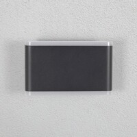 Utomhusvägglampa Hannover med integrerad LED - svart