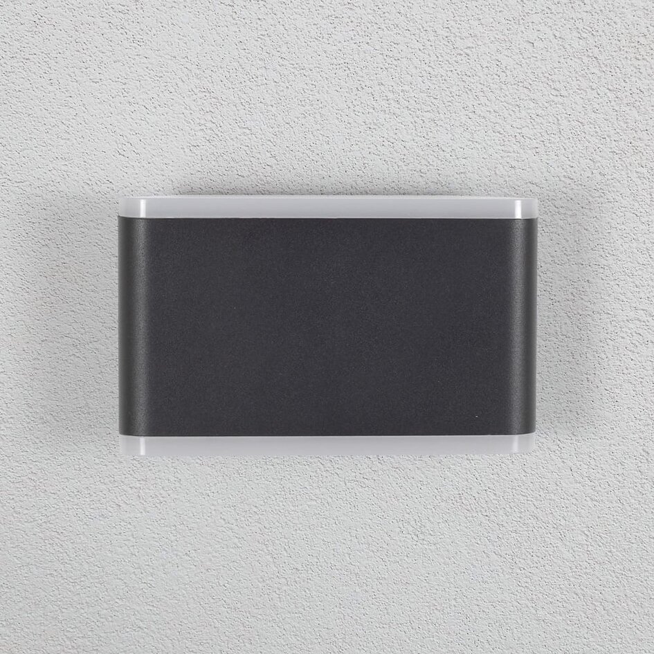 Utomhusvägglampa Hannover med integrerad LED - svart