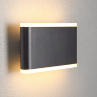 Utomhusvägglampa Hannover med integrerad LED - svart