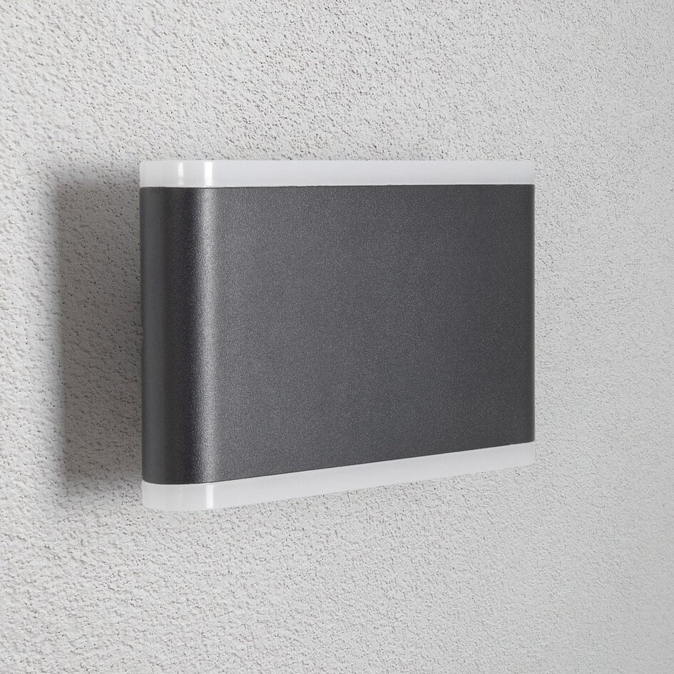 Utomhusvägglampa Hannover med integrerad LED - svart