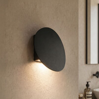 Design vägglampa utomhus Ollie - svart