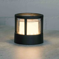 Rund vägglampa Millie - svart