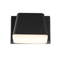 Justerbar utomhusvägglampa Chester - svart