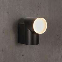 Justerbar utomhusvägglampa Demy - svart