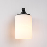 Modern utomhusvägglampa Elmi - svart