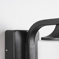 Modern utomhusvägglampa Elmi - svart